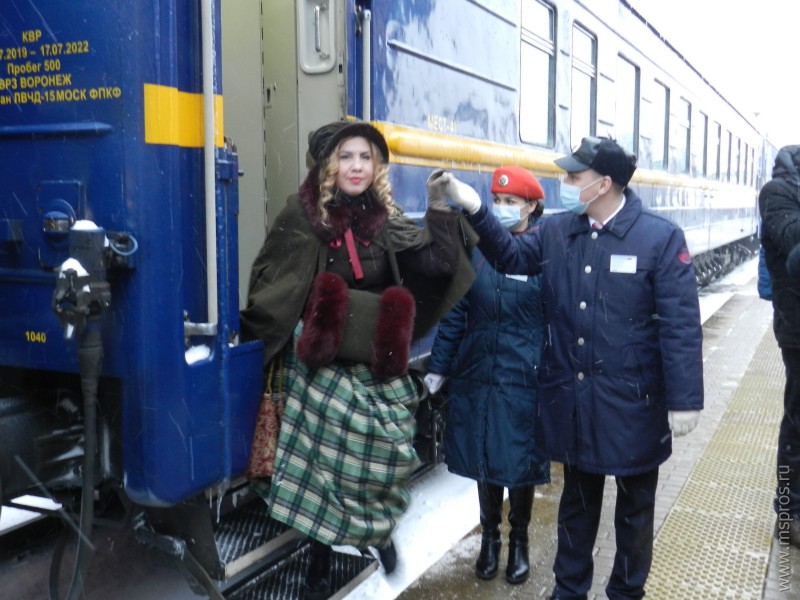 На фестиваль «Русское Рождество» в вагонах «Рускеальского экспресса» 