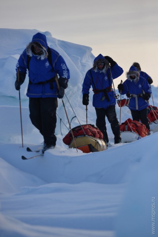 10 лет лыжному походу на Северный полюс