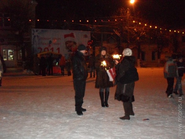 Новогодняя ночь на Центральной площади 