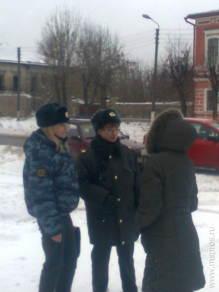 Женский патруль на улицах