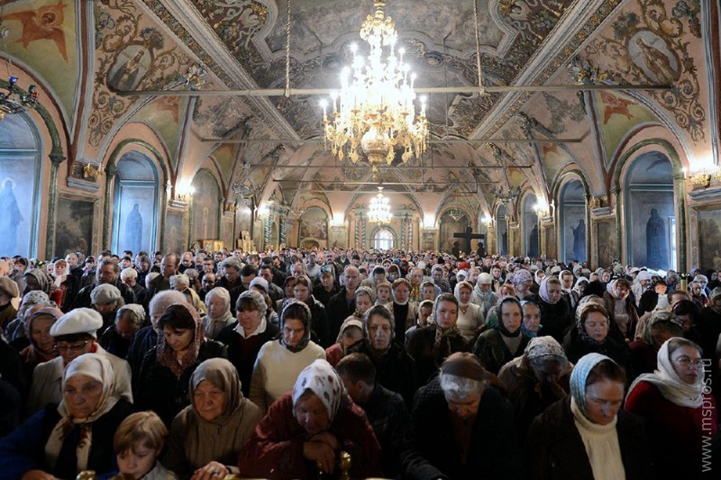 Церковные торжества в Троице-Сергиевой Лавре 