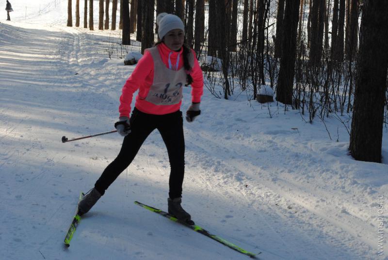 Лыжные гонки среди школьников
