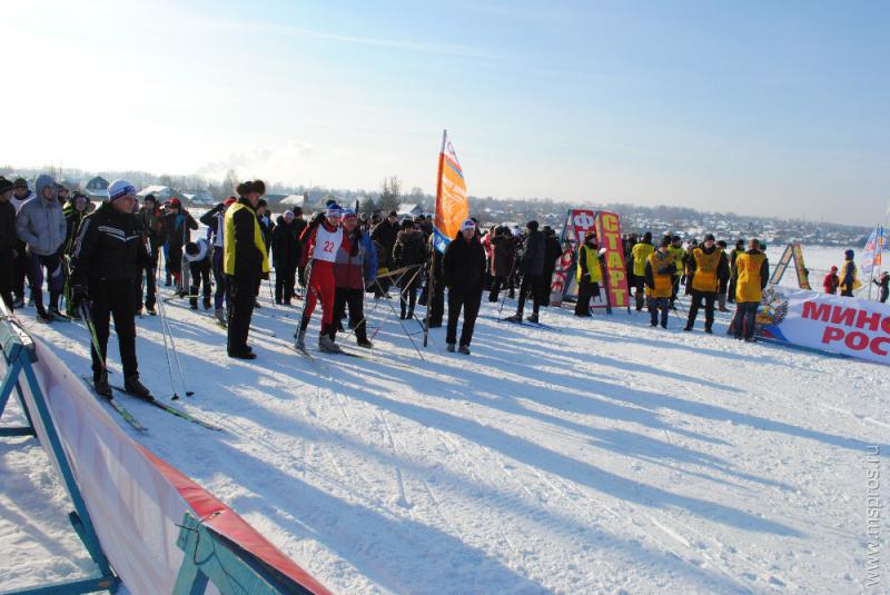 Лыжные гонки среди школьников