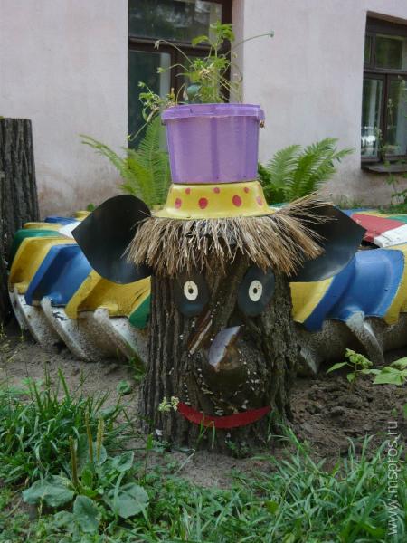Декоративная фигура Старичок-лесовичок Оливер - Гном Чудолесья 60 см